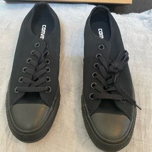 Converse Chuck Taylor All-Star Black-on-Black Size 6.5 Womens NEW***